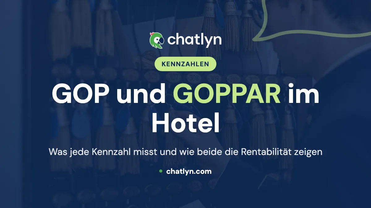 Die wichtigsten Unterschiede zwischen GOP und GOPPAR in der Hotellerie