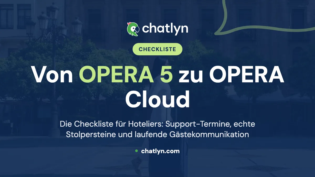 Von OPERA 5 zu OPERA Cloud: die Checkliste für Hoteliers