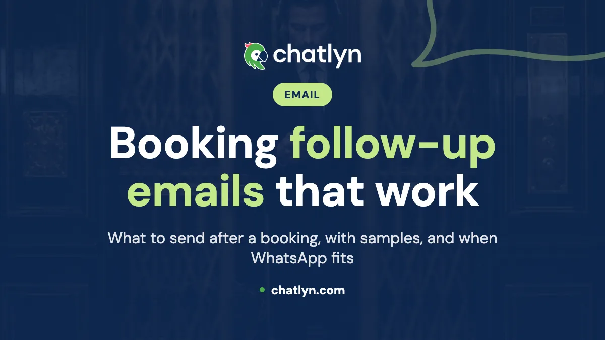 The Importance of Booking Follow-Up Emails: A Guide for Businesses