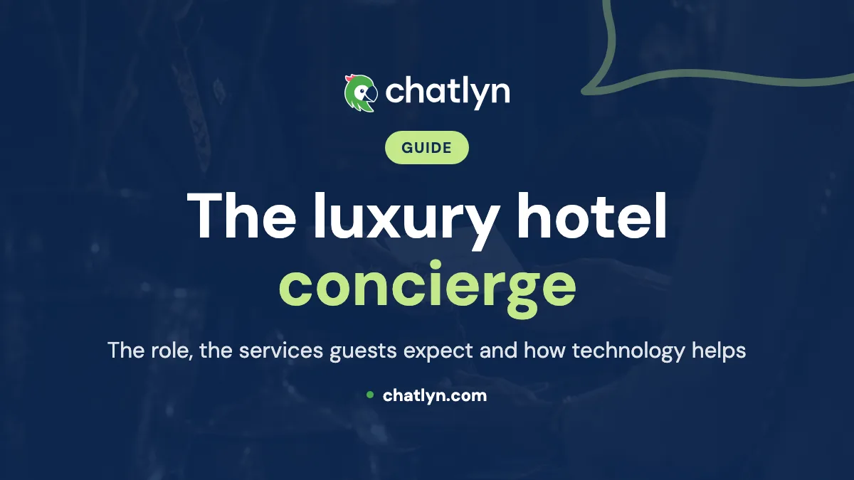 Luxury hotel concierge: what they do and the services guests expect