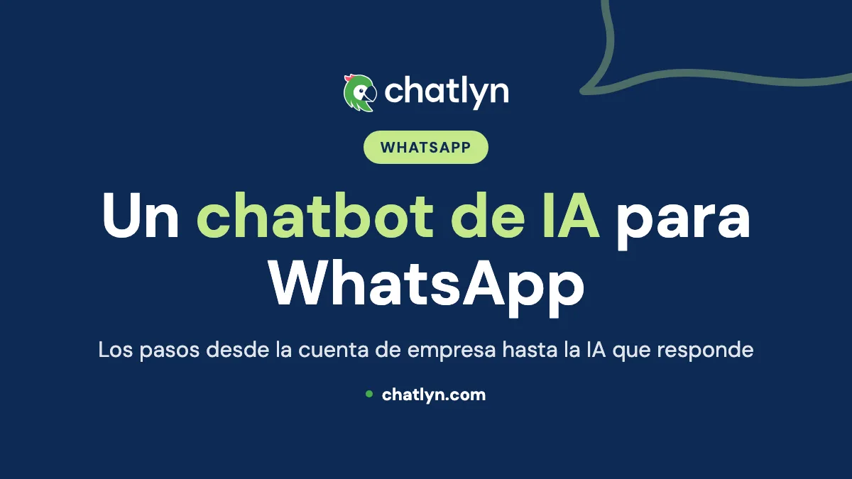 Cómo conseguir un chatbot de IA para WhatsApp