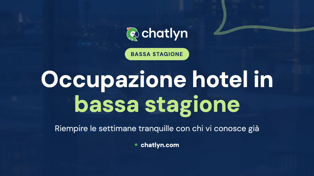 Come aumentare l'occupazione dell'hotel in bassa stagione: 10 strategie per le settimane tranquille