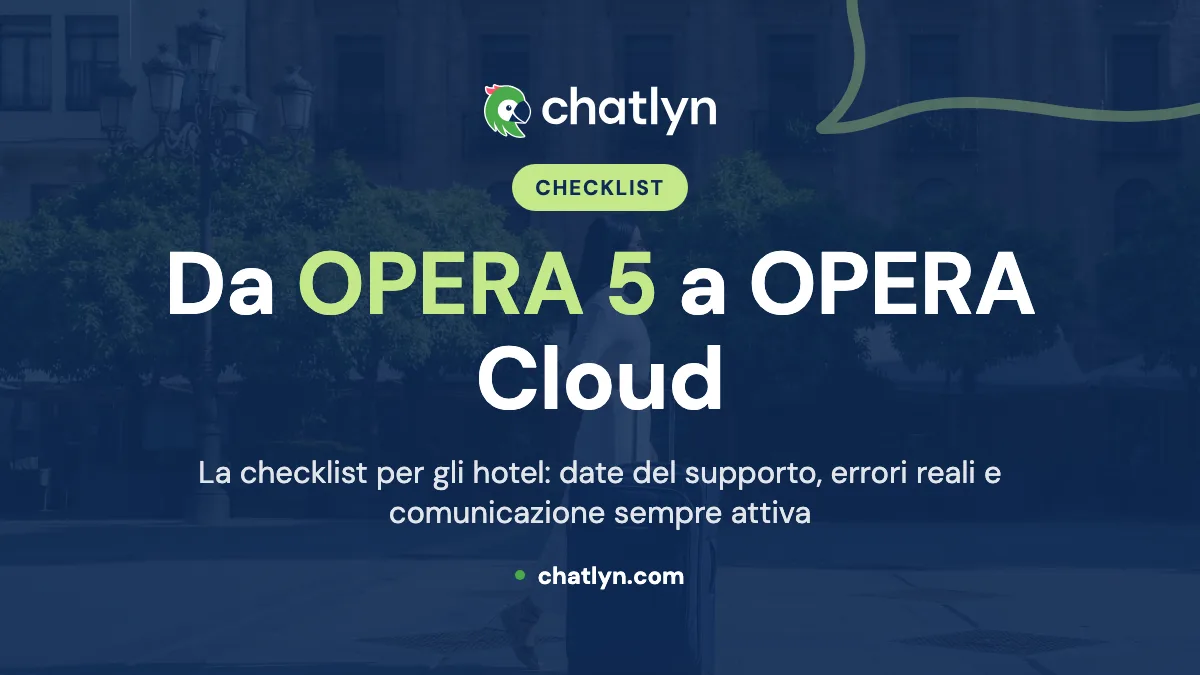Migrazione da OPERA 5 a OPERA Cloud: la checklist per gli hotel