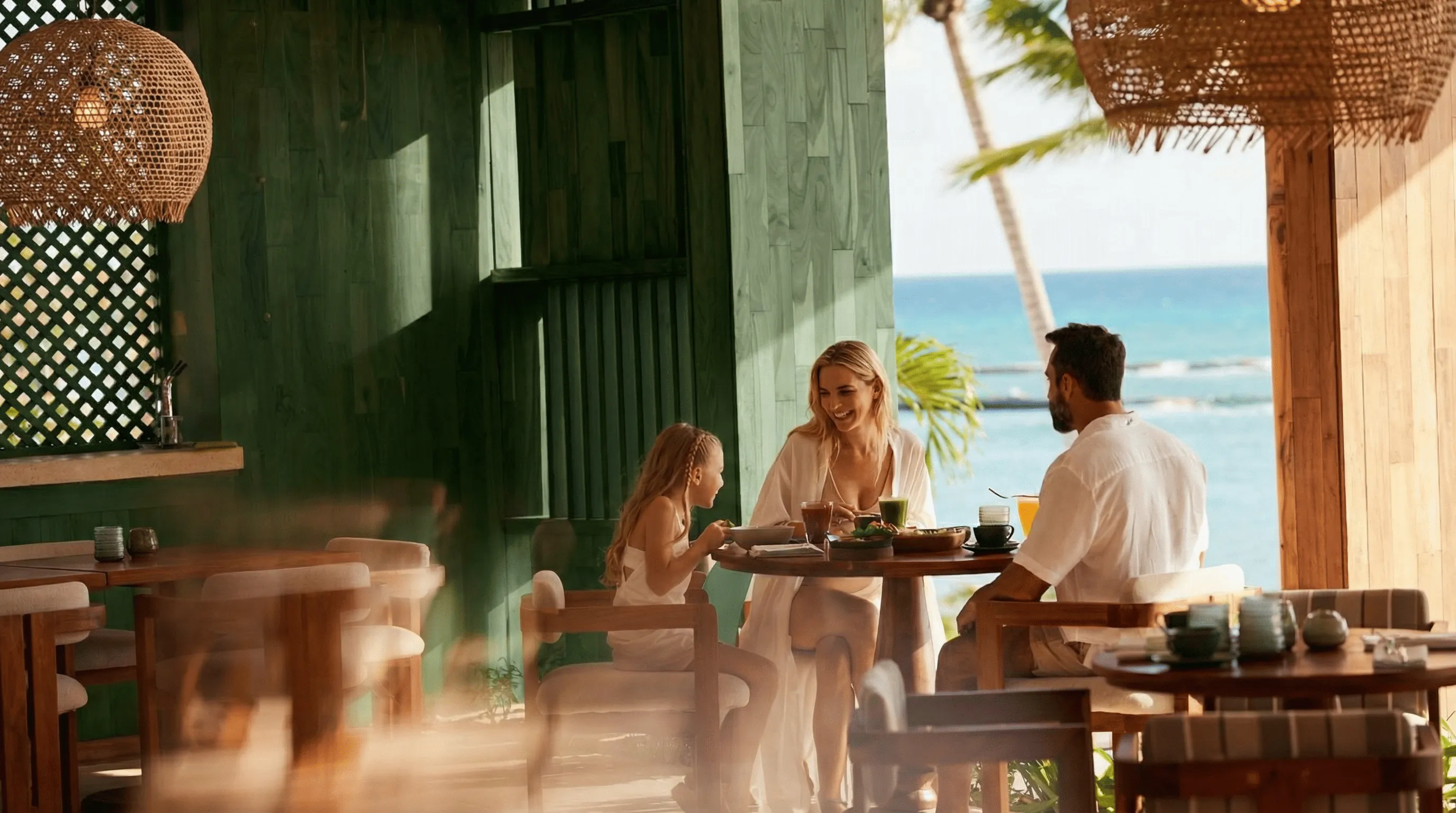 Colazione al resort tropicale